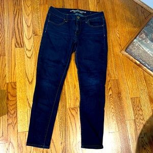 American eagle super stretch jegging dark wash